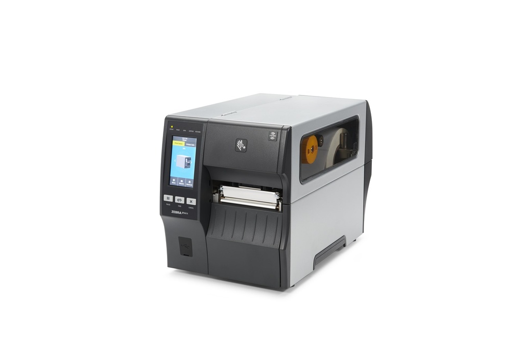 Zebra ZT411 – Imprimante d'étiquettes industrielle 4" (203 dpi, Transfert thermique, Bluetooth + Ethernet + Série + USB)