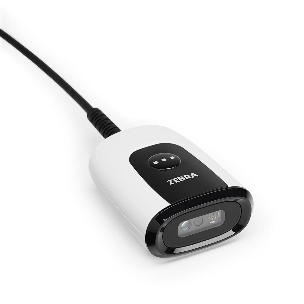Zebra DS5502 – Lecteur de codes-barres 1D/2D filaire (Blanc, Sans câble)