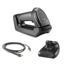 Zebra DS8178 – Hoogwaardige Bluetooth-barcodelezer voor 1D/2D-codes (Bluetooth + Bekabeld USB, USB-laadstation, Zwart)