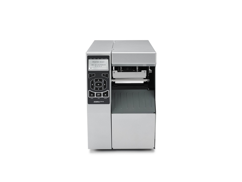 Zebra ZT510 – Imprimante d'étiquettes industrielle (300 dpi, Bluetooth + Ethernet + Série + USB, Massicot)