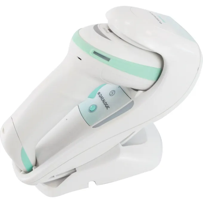 Datalogic Gryphon GBT4500 – Lecteur de codes-barres 1D/2D Bluetooth (Blanc santé (désinfectable), Kit (câble inclus))