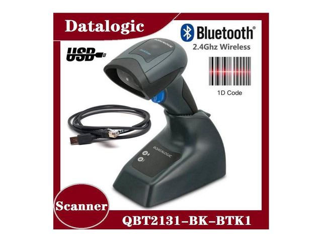 Datalogic QuickScan QM2131 – Lecteur de codes-barres 1D radio 433 MHz (Noir)