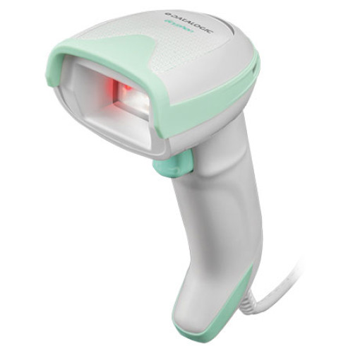 Datalogic Gryphon GD4500 – Lecteur de codes-barres 1D/2D filaire (Blanc santé (désinfectable), Haute densité, Kit (câble inclus))