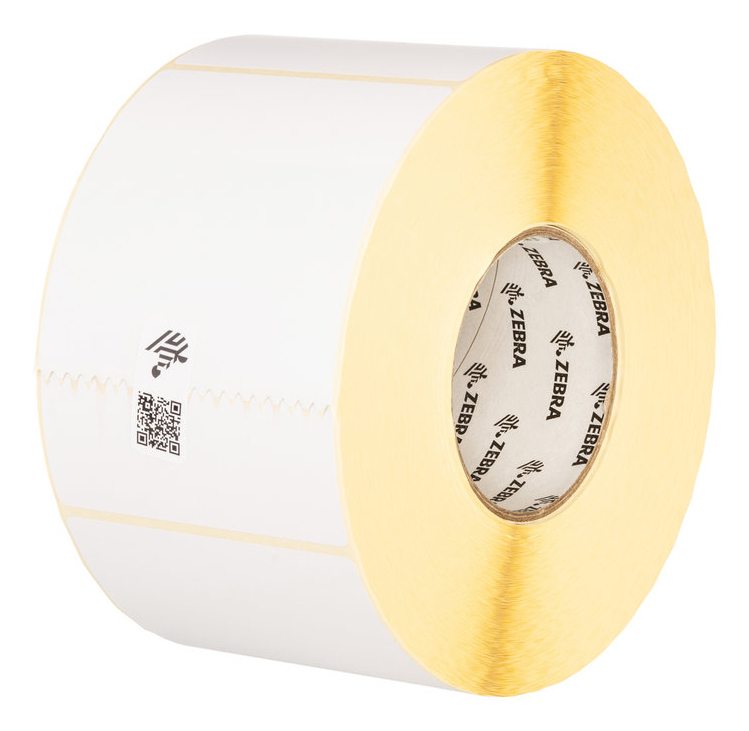 Zebra Z-Select 2000T – Thermal transfer paper labels (51 × 25 mm, 8 rouleaux, 2 580 étiquettes, 25 mm)