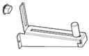 Zebra KIT SUPPORT DE SUPPORT DE SUPPORT À ÂME DE 1 POUCE ZT410 ZT