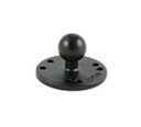 Zebra RAM, socle rond de 2,5 pouces avec boule de 1 pouce