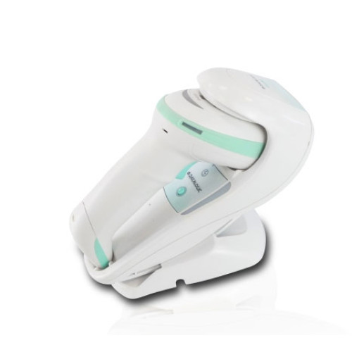 Datalogic Gryphon GBT4500 – Lecteur de codes-barres 1D/2D Bluetooth (Charge sans fil, Blanc santé (désinfectable), Haute densité)