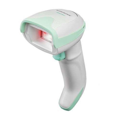 Datalogic Gryphon GM4500 – Lecteur de codes-barres 1D/2D radio 433 MHz (Charge sans fil, Blanc santé (désinfectable), 433 MHz (Europe))
