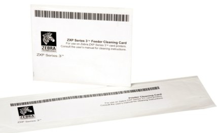 Cartes de nettoyage Zebra KITCLEANING CARDSZXP 3