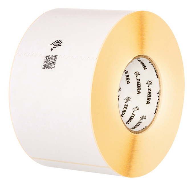 Zebra Z-Select 2000T – Thermal transfer paper labels (102 × 152 mm, 4 rolls, 950 étiquettes, 76 mm)
