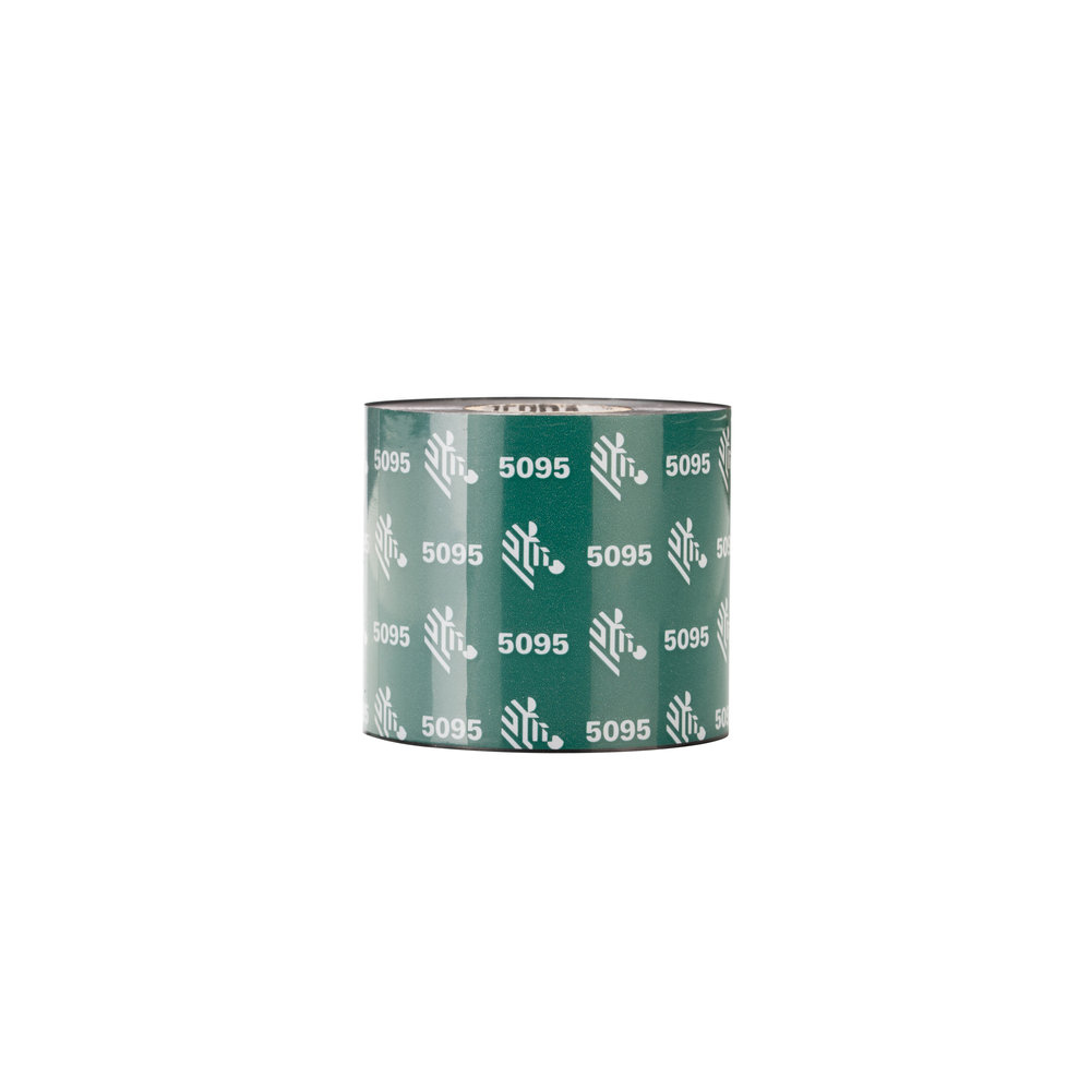 Zebra Ruban résine 5095 – Thermische transferband op harsbasis (6 rollen, Industrieel 4", 450 m, 60 mm)