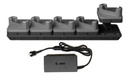 Zebra TC501 – 5-slot fast-charging cradle kit (without rugged boot)