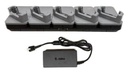 Zebra TC501 – Laad- en communicatiestation Ethernet 5 posities (zonder beschermhoes)