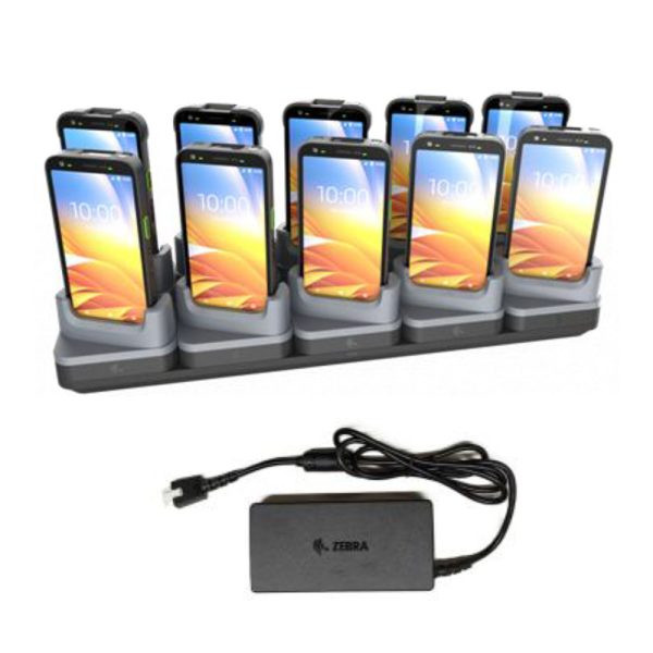 Kit Zebra : socle ShareCradle « recharge uniquement » pour recharger l'u (Avec coque (rugged boot))