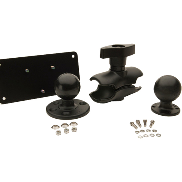 RAM Mounts - KIT DE FIXATION RAM AVEC PLAQUE ET BRAS COURT