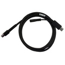 Zebra-connector: aansluitkabel, USB, afgeschermd, lengte: 2 m, recht, stroomvoorziening