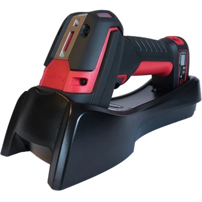 Honeywell Granit 1991i – Lecteur de codes-barres 1D/2D industriel Bluetooth (Rouge, Multi-interface, Base incluse)