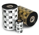 Zebra Ruban cire 1600 – Ruban transfert thermique cire économique (110 mm, 18 rouleaux, Industrielle 4" (ZT))