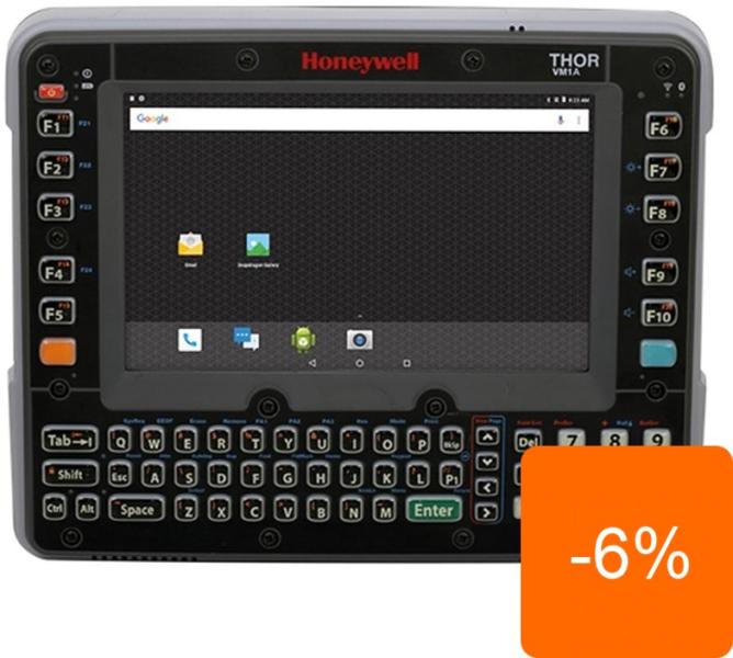 Honeywell Thor VM1A – Terminal embarqué Android (4 Go RAM / 32 Go, 8", QWERTY)
