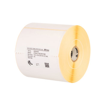 Zebra Z-Perform 1000T – Étiquettes papier transfert thermique économique (12 rouleaux, 25 mm, 57 × 32 mm)