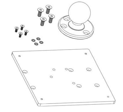 RAM Mounts - KIT DE FIXATION RAM