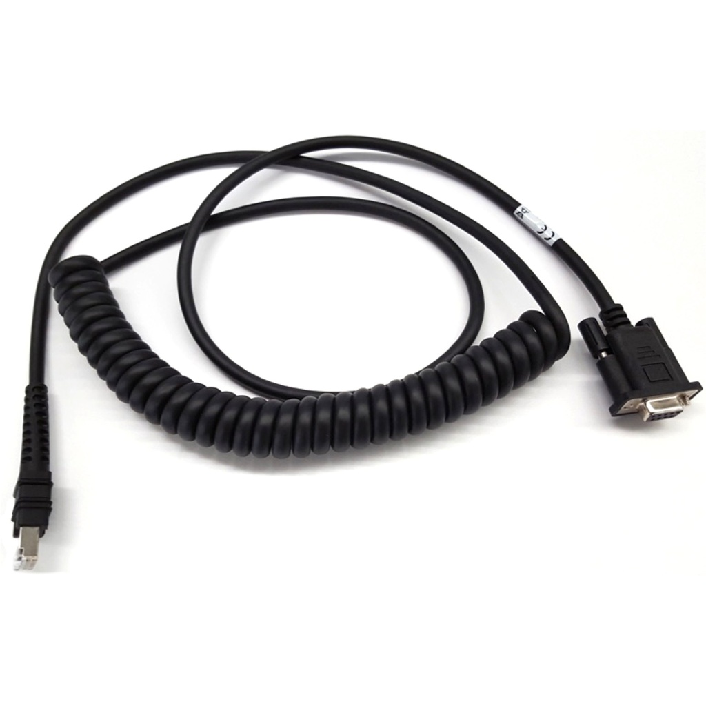 Câble de transfert de données série Zebra de 2,74 m - Première extrémité : connecteur série RS-232 DB-9 à 9 broches - femelle