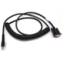 Câble de transfert de données série Zebra de 2,74 m - Première extrémité : connecteur série RS-232 DB-9 à 9 broches - femelle