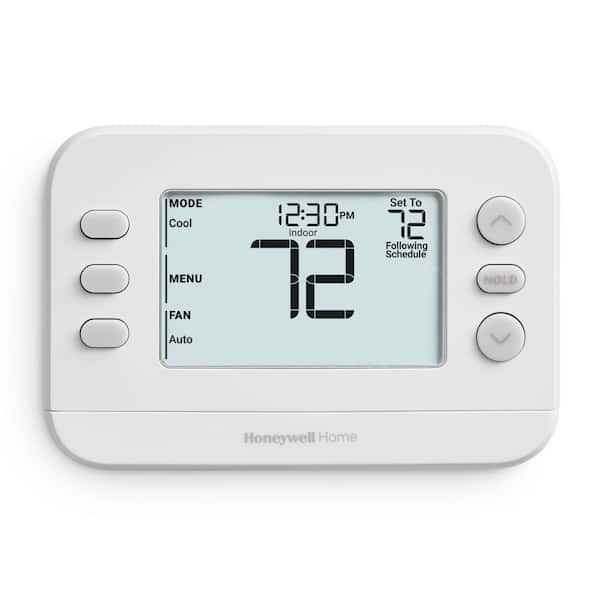 Support Honeywell : tige rigide grise de 15 cm (6 pieds), grand ovale