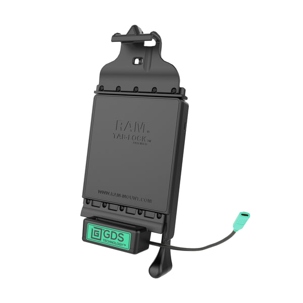 Le chargeur filaire RAM de Honeywell est équipé d'un connecteur mâle de 5,5 mm
