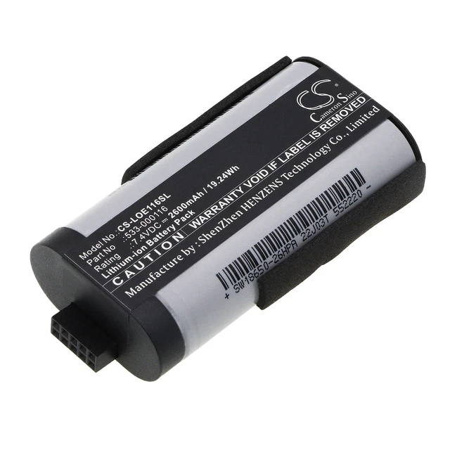 R2Scan Batterie R2Scan 2600mAh / 19.24Wh — compatible Zebra QLN220,QLN320,ZQ510,ZQ520,ZQ500