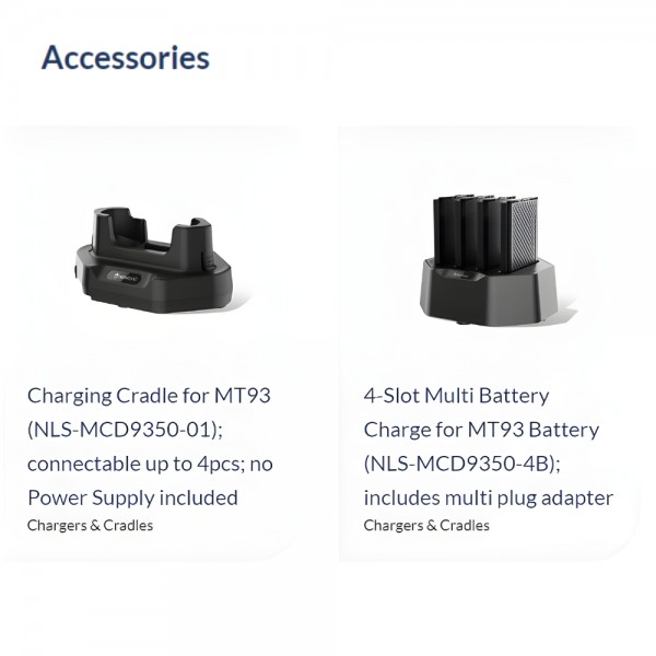 Newland 4-sleufs multi-acculader voor MT93-accu, inclusief universele stekkeradapter (EU/VK/VS/IN).