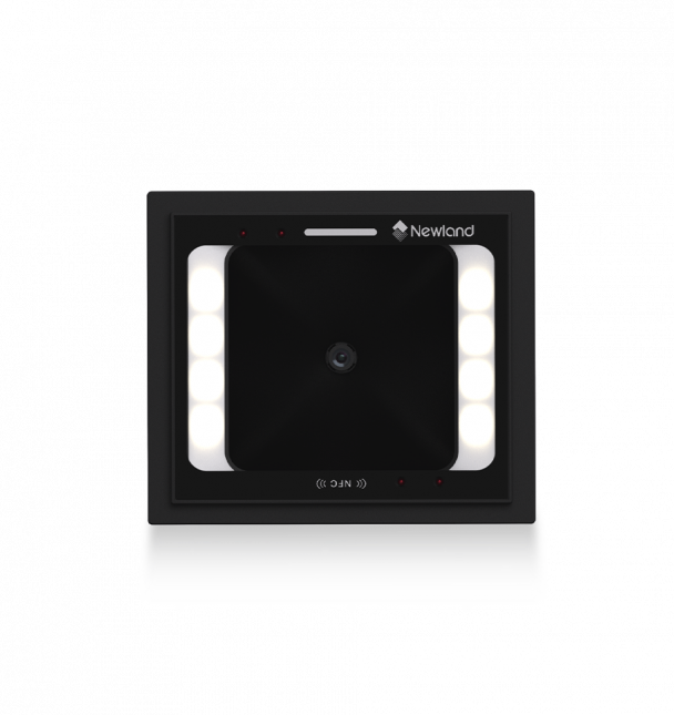 Newland FM3281 2D Mega Pixel Fixed Mounted Reader, NFC, IP67 with 2 mtr. RS232 extension cable
