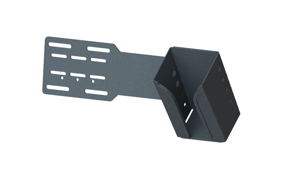 Zebra Gamber-Johnson Scanner Pocket Tablet Mount - Attaches between dock station and mount; positions scanner next to do