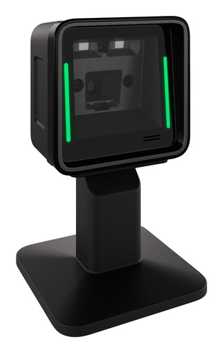 [SP2002-SR400000SGW] Zebra DS8108 – Premium wired 1D/2D barcode scanner (USB kit + stand, Black)
