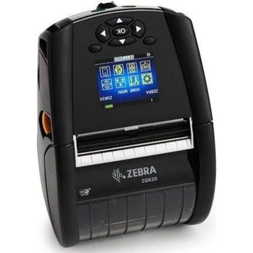 [ZQ62-HUXAE04-00] Zebra ZQ620 Plus – Imprimante mobile 3" (Wi-Fi 6, Bluetooth + Wi-Fi, Clip ceinture + Version santé (désinfectable))