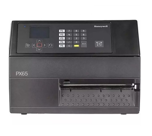 [PX65A00000010200] Honeywell PX65 – Imprimante d'étiquettes industrielle 6" (203 dpi, Ethernet, Capteur + Rembobineur)
