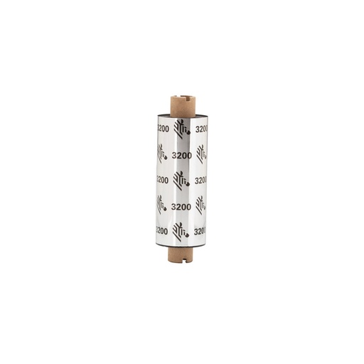 Zebra Ruban cire-résine 3200 – Ruban transfert thermique cire-résine (64 mm, 12 rouleaux, 74 m)