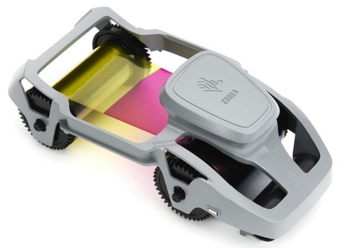 [800300-250EM] Zebra lint kleur-YMCKO 58MMX99M(2.28INX324)