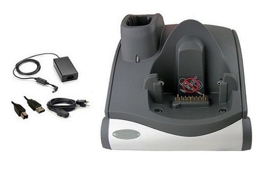 [CRD9000-1001SR] Zebra CRD9000-1001SR-houder voor mobiele computer – met oplaadfunctie – USB, serieel – 1 st.