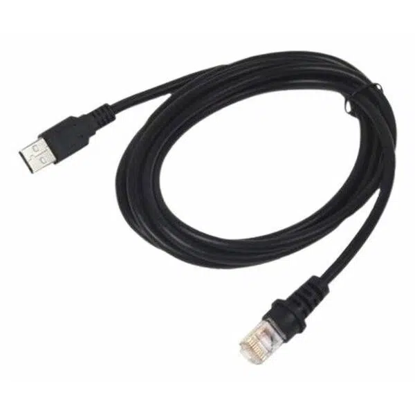 Câble Datalogic USB de type A, alimentation externe, haute teneur en PVC