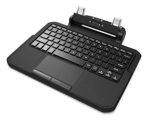 Clavier Zebra ET6x 2-en-1, robuste, amovible, 78 touches, configuration américaine