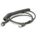 Datalogic CABL USB TYPE ATPUW COILED 2.4M BLK 2.4M