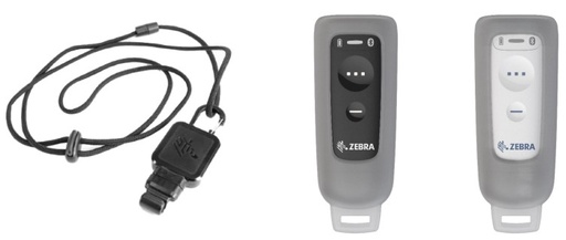 [LNYD-000060W-04] Zebra sleutelkoordoproller van siliconen