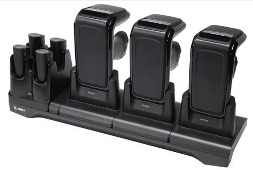 Zebra RFD40/RFD90 met 3 apparaatsleuven/4 broodroosters