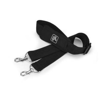 [P1063406-035] Zebra schouderband met metalen clip 1,4 m