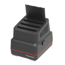 Honeywell CT37/CT30 XP QBC, le kit comprend un chargeur de batterie quadruple (réf. : CT37-QBC-UCP) et une alimentation électrique