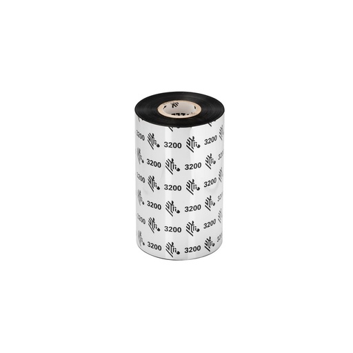 [03200BK06030] Zebra Ruban cire-résine 3200 – Ruban transfert thermique cire-résine (60 mm, 6 rouleaux, 300 m)