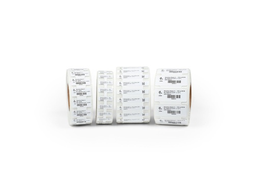 [10039973] Étiquette Zebra synthétique 60 x 25 mm RFID à âme enduite