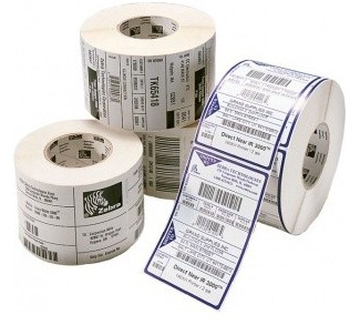[3004996] Zebra Z-Perform 1000D – Economical direct thermal paper labels (51 × 25 mm, 10 rolls, 5 860 étiquettes, 76 mm)
