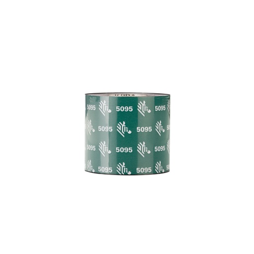 [05095BK06045] Zebra Ruban résine 5095 – Resin thermal transfer ribbon (6 rolls, Industrial 4", 450 m, 60 mm)